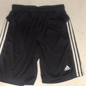 Dark grey draw string Adidas Gym Shorts